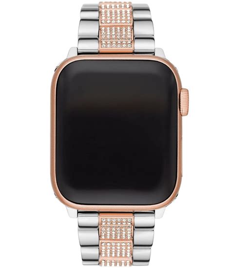 michael kors apple watch band silver|Michael Kors Apple Watch strap.